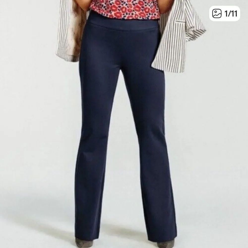 Cabi 9 To 5 Bootcut Trouser Pants Navy Blue Womens 6